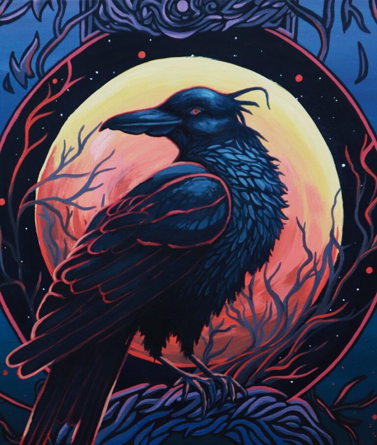 Obraz "Raven" 40x40cm