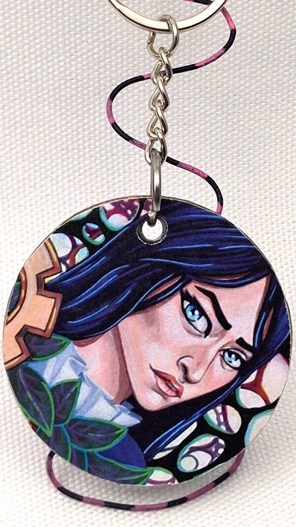 Arcane Hextech Caitlyn - Wooden Keychains - Image 2