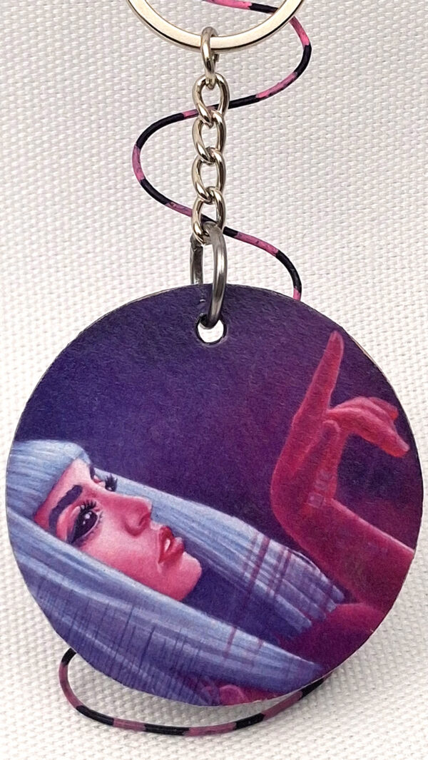 Joi Bladerunner - Wooden Keychain - Image 2