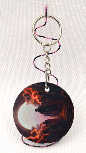 Lunar Ceremonies - Wooden Keychain