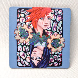 Arcane Hextex Vi Cait - Wooden Cup Coaster