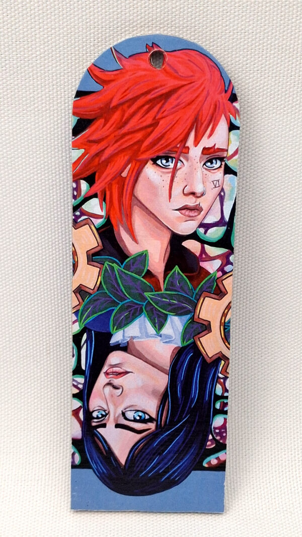 Arcane Hextech Vi - Wooden Bookmark