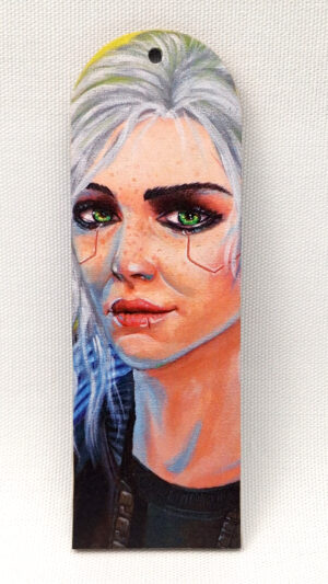 Cyberpunk Ciri Witcher 2077 - Wooden Bookmark