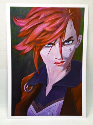 Arcane Fighter’s Gaze Vi - Art Print