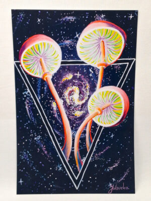 Astral Mushrooms - Art Print