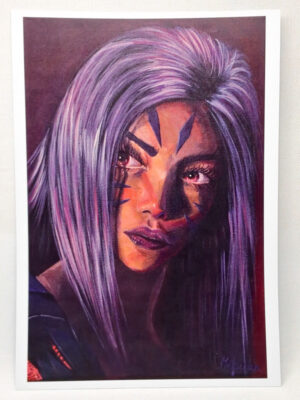 Born of Shadows - Kaisa LoL - Art Print