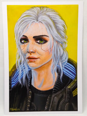 Cyberpunk Ciri Witcher 2077 - Art Print