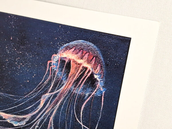 Floating Through Nebulas - Jellyfish - Art Print - Image 2