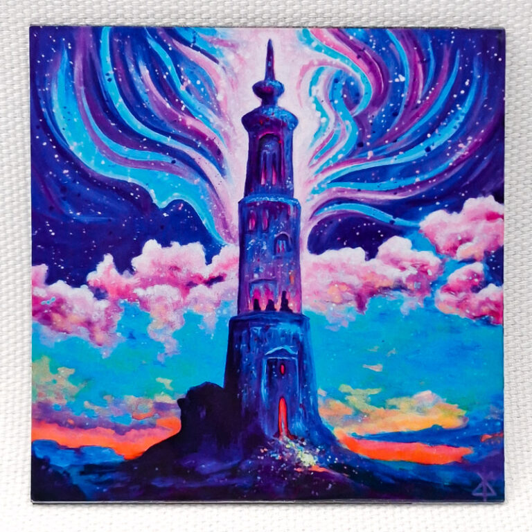 Mage’s Tower and Colorful Spells - Magnet
