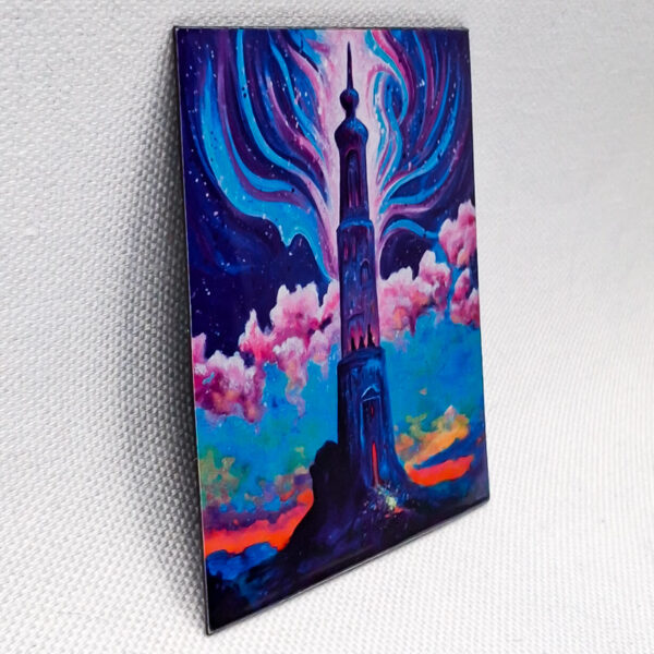 Mage’s Tower and Colorful Spells - Magnet - Image 2