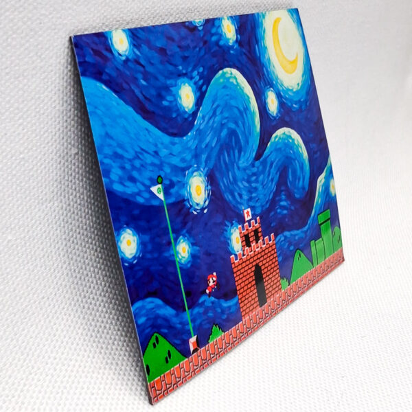Mario in the Starry Night - Magnet - Image 2