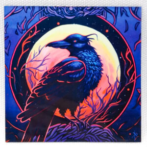 Moonlit Crow - Magnet