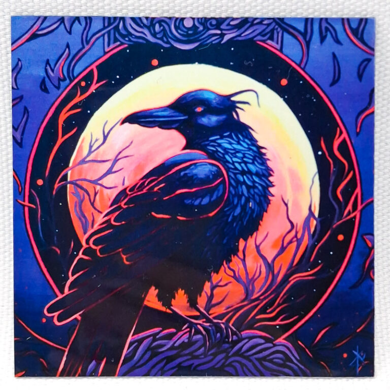Moonlit Crow - Magnet