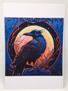 Moonlit Crow - Art Print