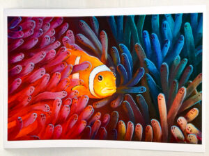 Paranoid Clownfish - Art Print