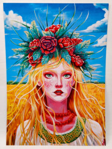 Południca - Slavic Field Demon - Art Print