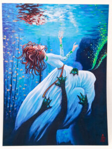 Slavic Bride of the Abyss - Art Print