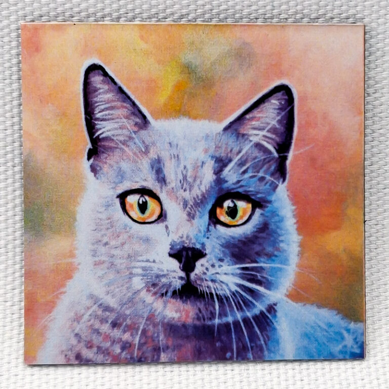 Velvet Presence Cat - Magnet
