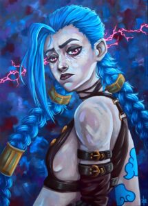 Jinx - The Pain Of Existence - Arcane - Art Print