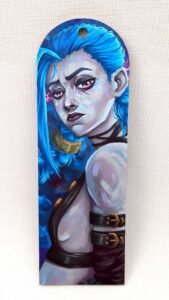 Jinx - The Pain Of Existence - Arcane - Wooden Bookmark