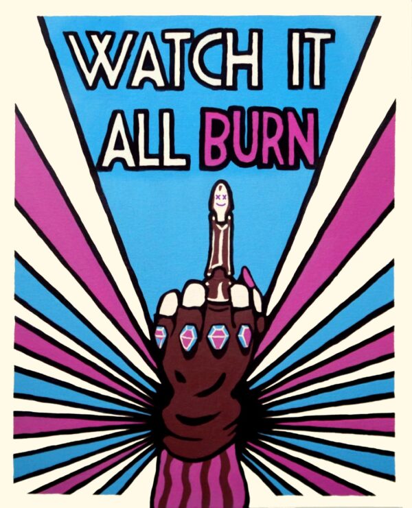 Arcane Zaun Propaganda Poster Jinx - Sticker