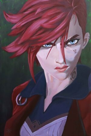 Arcane Fighter’s Gaze Vi - Sticker