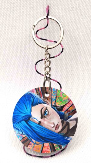 Arcane Jinx Pane  - Wooden Keychain
