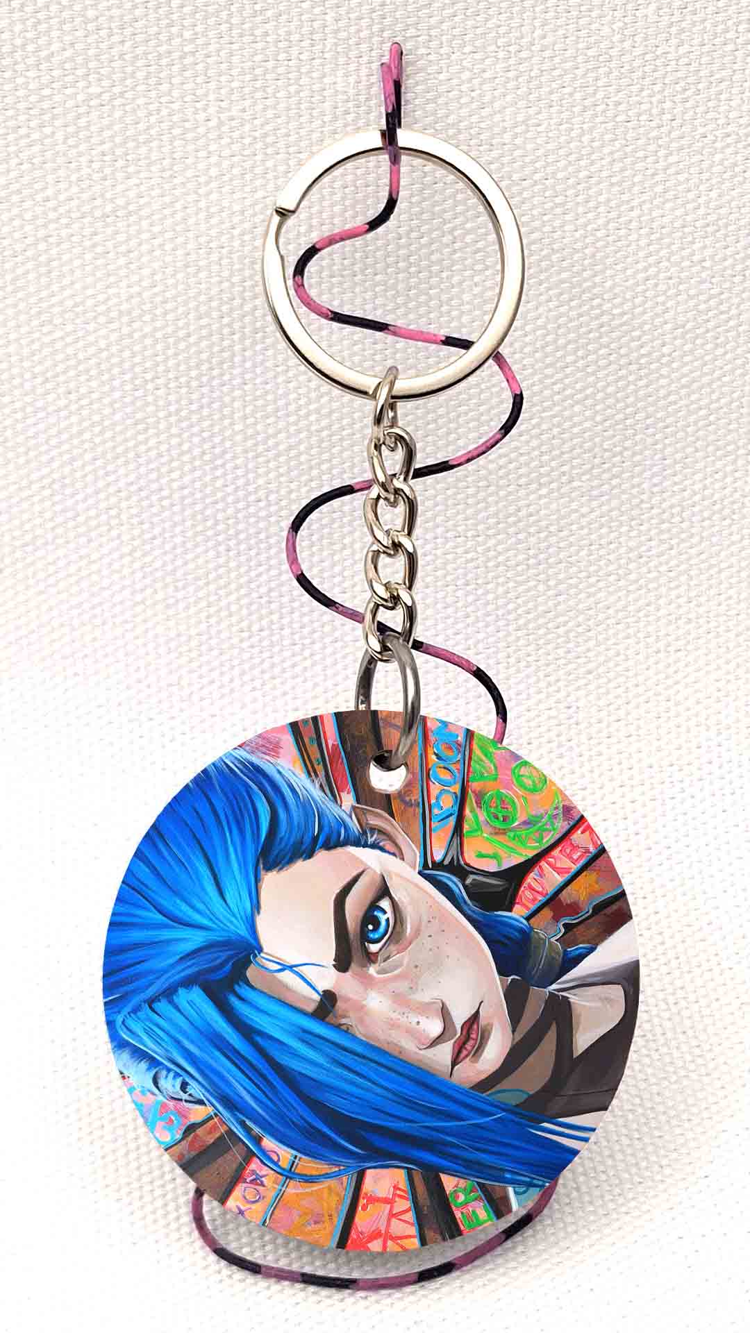 Arcane Jinx Pane - Wooden Keychain