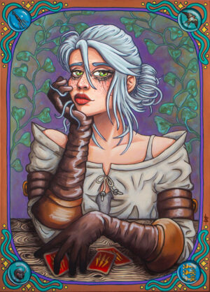Ciri - Queen of the Gwent Table - Original Painting