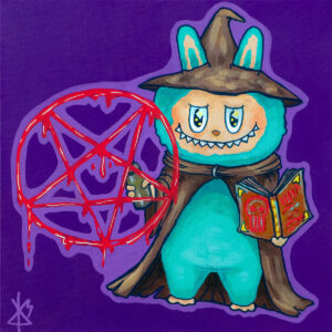 Cute Things Do Dark Magic - Original Painting