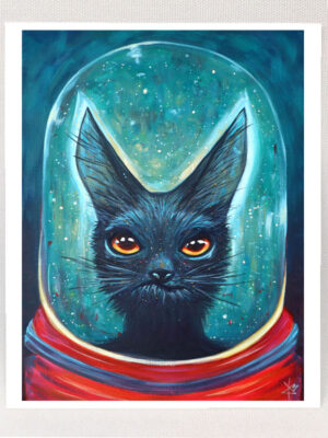 Mad Space Cat - Art Print