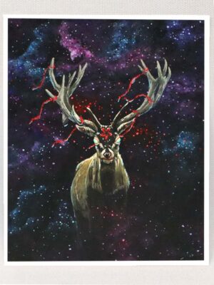 Satanic Deer - Art Print