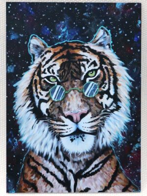 Tiger Among Stars - Magnet