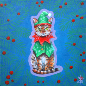 Mad Cat x-max Elf - Original Painting