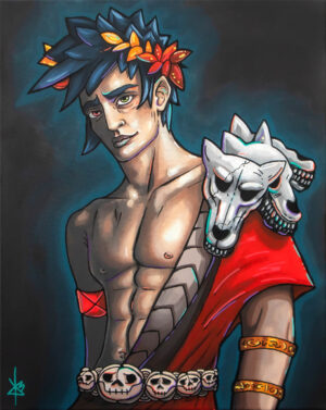 Zagreus - Prince of the Underworld - Original Painting
